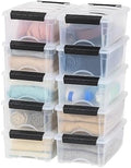 IRIS USA 10-Pack 6 Quart Storage Bins by IRISUSA