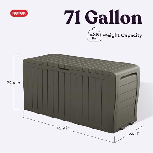 Keter Marvel 71 Gal Outdoor Storage Box - Image 2