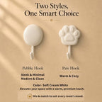 White Decorative Adhesive Hooks - Image 4