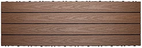 NewTechWood UltraShield Naturale 1 ft. x 3 ft. Quick Deck Outdoor Composite by NewTechWood