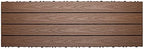NewTechWood UltraShield Naturale 1 ft. x 3 ft. Quick Deck Outdoor Composite by NewTechWood