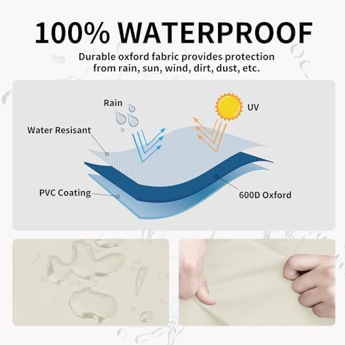 Easy-Going Heavy Duty Outdoor Bench Couch Cover, 70Wx38Dx35H inch - Image 3