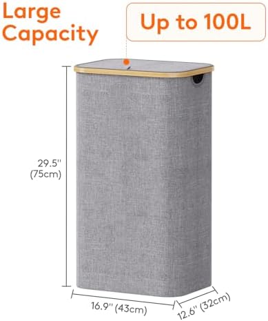 Lifewit 105L Large Laundry Basket - Image 3