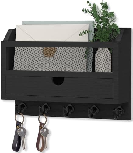 Nekon Key and Mail Holder for Wall, Key Organizer by NekonDesign