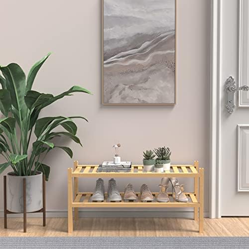 ROMGUAR CRAFT (Thick Bamboo Shoe Rack - Image 2