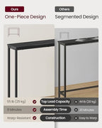 VASAGLE 31.5" Console Table, Narrow Behind Couch Table, 1 Tier - Image 3