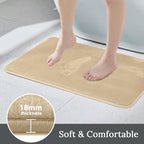 HUXMEYSON 3-Piece Memory Foam Bathroom Rug Set - Image 3