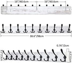 SKOLOO Rustic Large Wall Mounted Coat Rack-38.6'' Long Coat Rack - Image 5