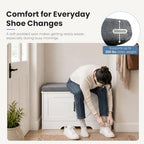 NEWBULIG Shoe Bench with Storage - Image 6