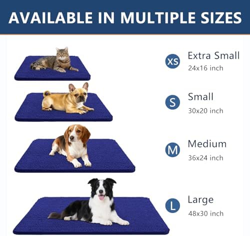 Smiry Dog Door Mat for Muddy Paws 24x16, Absorbent Low-Profile Doormats - Image 3