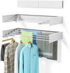 ZMBESUP Wall Mounted Drying Rack, 31.5-Inch Foldable Laundry Rack by WallDoorStorageSolutions