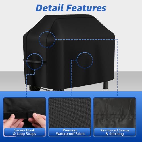 Perfect Grill Cover for Outdoor Grills Waterproof Rip-Proof Weather Resistant - Image 4