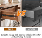 Hombazzer Console Table with 2 Drawers - Image 6