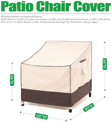 F&J Outdoors Patio Chair Covers - Image 2