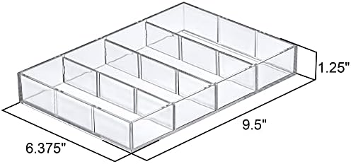 Amazing Abby - Soleil - 2-Pack Acrylic 4-Compartment Sunglass Organizer - Image 3