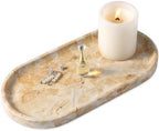 Koville Egypt Natural Marble Tray, Catchall Tray by Koville