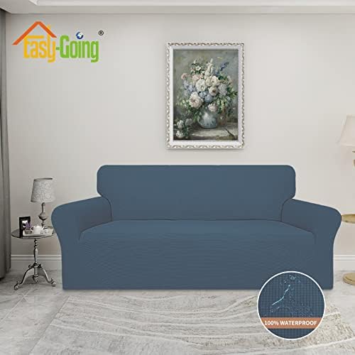 Easy-Going 100% Waterproof Couch Cover, 3 Cushion Oversized Sofa Cover - Image 2
