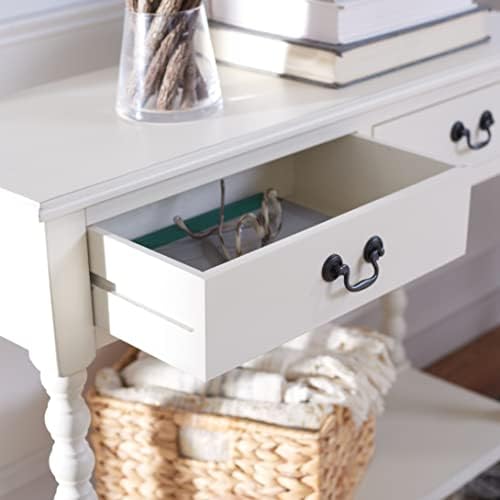 SAFAVIEH Athena 2-Drawer Wood Console Entryway Table, 35.5" CNS5702A - Image 7