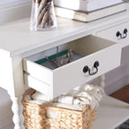 SAFAVIEH Athena 2-Drawer Wood Console Entryway Table, 35.5" CNS5702A - Image 7