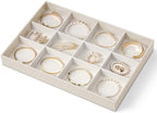 VLANDO Stackable Jewelry Tray, Drawer Organizer by VLANDO