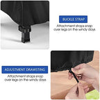 Outdoor Prep Table Cover for Royal Gourmet Double-Shelf Table - Image 4