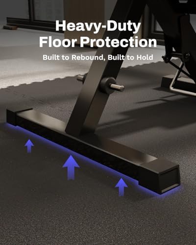AIRHOP 0.56in Thick 144 Sq Ft Exercise Equipment Mats, 36 Tiles Upgraded Rubber - Image 5