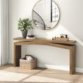 Epecoya Console Tables for Entryway 63-Inch, Natural Brown by YourCozyUpgradeAwaits