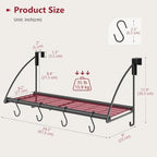 Tajsoon 24.2" Over the Door Hooks - Image 3