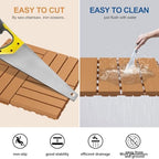 Goovilla Plastic Interlocking Deck Tiles, 9 Pack - Image 4