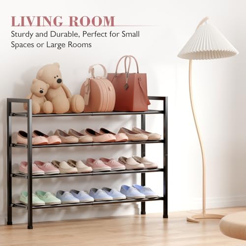 Bumusty 4 Tier Expandable Shoe Rack - Image 5