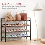 Bumusty 4 Tier Expandable Shoe Rack - Image 5