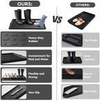 tchdio Durable Rubber Boot Tray and Shoe Mat - Image 5