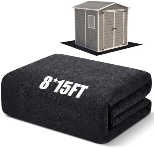 Outdoor Shed Floor Mat 8 x 15 ft, Waterproof Non Slip Rug by Haull