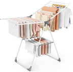 Sakugi Clothes Drying Rack, 55.5" Adjustable Wings, Foldable Design by Sakugi