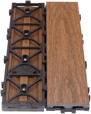 UltraShield Naturale 1/4 ft. x 1 ft. Quick Composite Single Slat Deck Tile - Image 4
