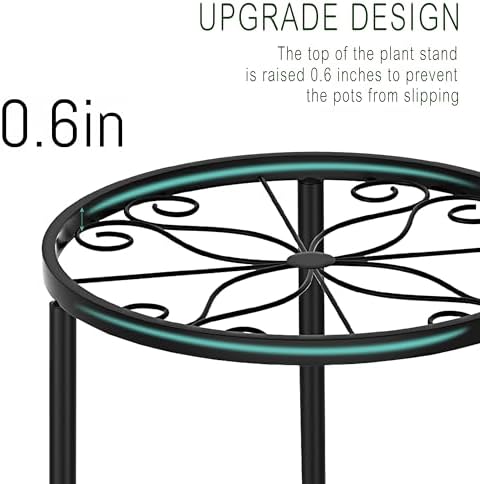 CADANI 5 Pack Metal Plant Stands - Image 4