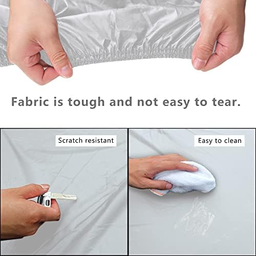 MORNYRAY Waterproof Car Cover All Weather Snowproof UV Protection Windproof - Image 5