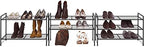 Simple Houseware 3-Tier Stackable Mesh Shoe Rack - Image 3