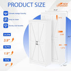 GAIOUS 71" Tall Kitchen Pantry Cabinet, Metal Storage Cabinet - Image 2