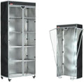 Shelf Cover for Wire Shelving, Fits 48"L x 24"D x 72"H Shelving Unit by ZYSUOR