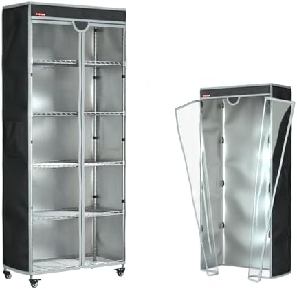 Shelf Cover Wire Shelving Rack Dust Cover, Fits 36"Wx14"Dx54"H by ZYSUOR