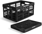 CleverMade Collapsible Utility Crate - 45L - Obsidian by CleverMade