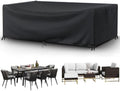 Outdoor Patio Furniture Covers Waterproof 108" L x 56" W x 30" H Rectangular by Ziewee