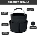 Cleaning Caddy with Handle, 17L Foldable Cleaning Supplies Organizer, Portable - Image 5