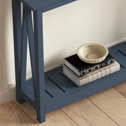 ChooChoo Farmhouse Console Table, Narrow Sofa Table - Image 5