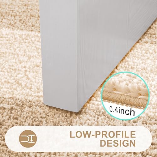 Kitinjoy Indoor Outdoor Door Mat, 59x24 Non-Slip Dirt Trapper Doormats - Image 4