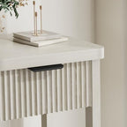 Lulive Fluted Console Table, 51 Inch Entryway Table - Image 4