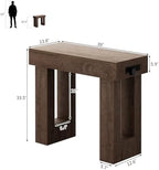 Unikito 39" Entry Table with Sensor Light & AC Outlets with USB-C Ports - Image 2