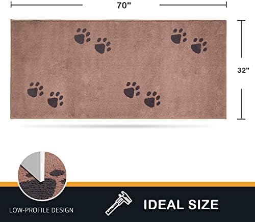 PURRUGS Hallway Runner Rug, Light Brown - Image 2