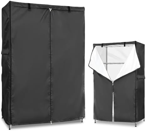 Wire Rack Covers, Heavy Duty 600D Dustproof Waterproof Storage Rack Covers by Dalema